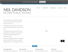 Tablet Screenshot of neildavidson.org